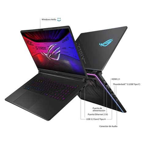 ROG Strix SCAR 18|G835LW-U93220B0W|18'' FHD|BLACK|Ultra 9|DDR5 32GB|2TB PCIE G4 (PERFORMANCE) SSD|RTX5080|WIN11 HOME